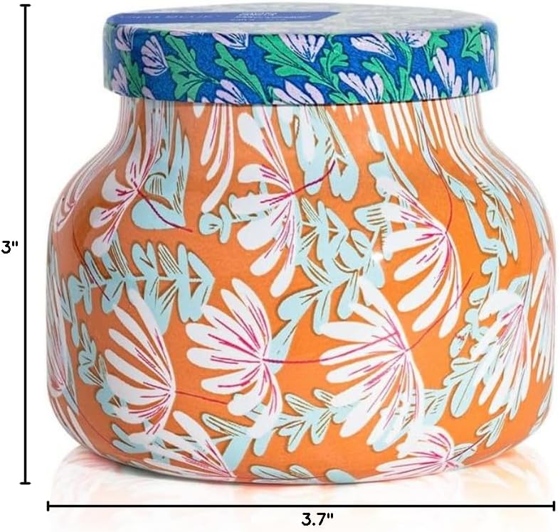 Capri Blue Scented, Pattern Play Glass Jar Candles, Long Lasting Soy Wax Blend, Home Décor, Notes of Vanilla, Bergamot, and Sandalwood, Gifts for Women (Havana, 8 Oz)