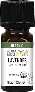 Aura Cacia - Pure Organic Lavender Essential Oil | 0.25 fl. oz.