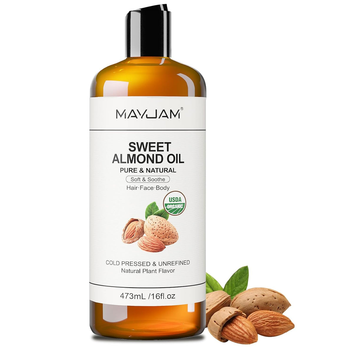 MAYJAM Organic Sweet Almond Oil