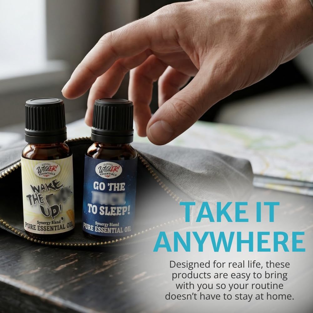 Wild Essentials Cheer The F Up Essential Oil Blend, Happy Uplifting Aromatherapy Oil for Diffusers, 100% Pure, Crafted in USA