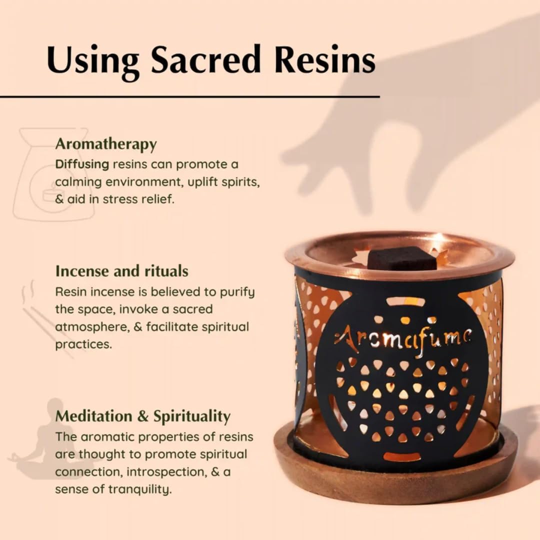 Incense Bricks Gift Set by Aromafume | 12 Bricks & Rainbow Burner | 6 Unique scents | Ideal for Aromatherapy, Meditation, Yoga | Clean, Non-Toxic Smokeless Incense
