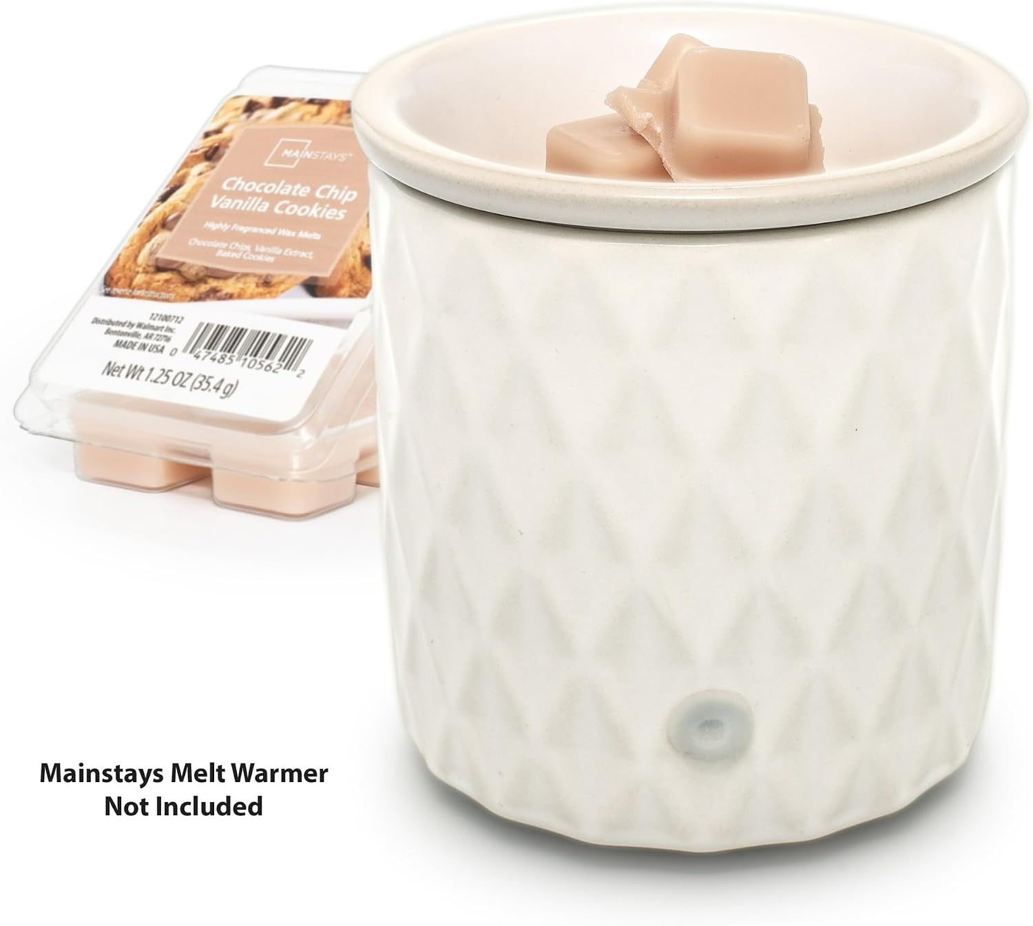 MS Cube Wax Melts, (2pack), 1.25 oz Each (Chocolate Chip Vanilla Cookies)
