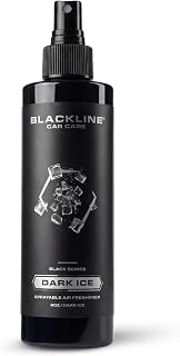 Blackline Car Care - Dark Ice Car Air Freshener Spray, Premium Odor Eliminator for Cars, Trucks, RVs, SUV, or Home Use - 8 fl OZ - Air Freshener - Dark Ice Spray