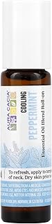 Aura Cacia Oil Roll On, Peppermint, 0.31 Fluid Ounce