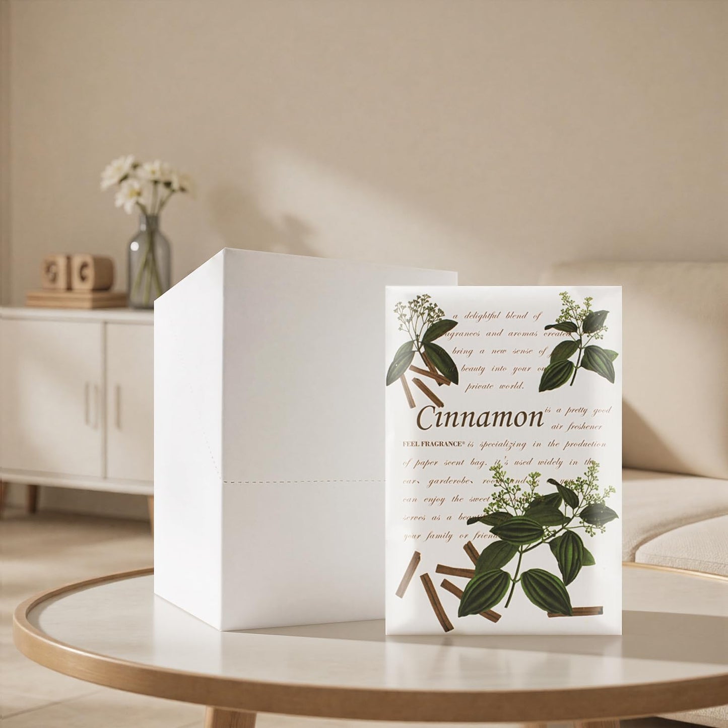 Scented Sachet for Drawer and Closet Sachets, Lot of 12 (Cinnamon)