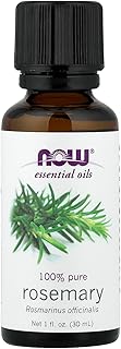 NOW Essential Oils, Rosemary Oil, Purifying Aromatherapy Scent, Steam Distilled, 100% Pure, Vegan, 1-Ounce
