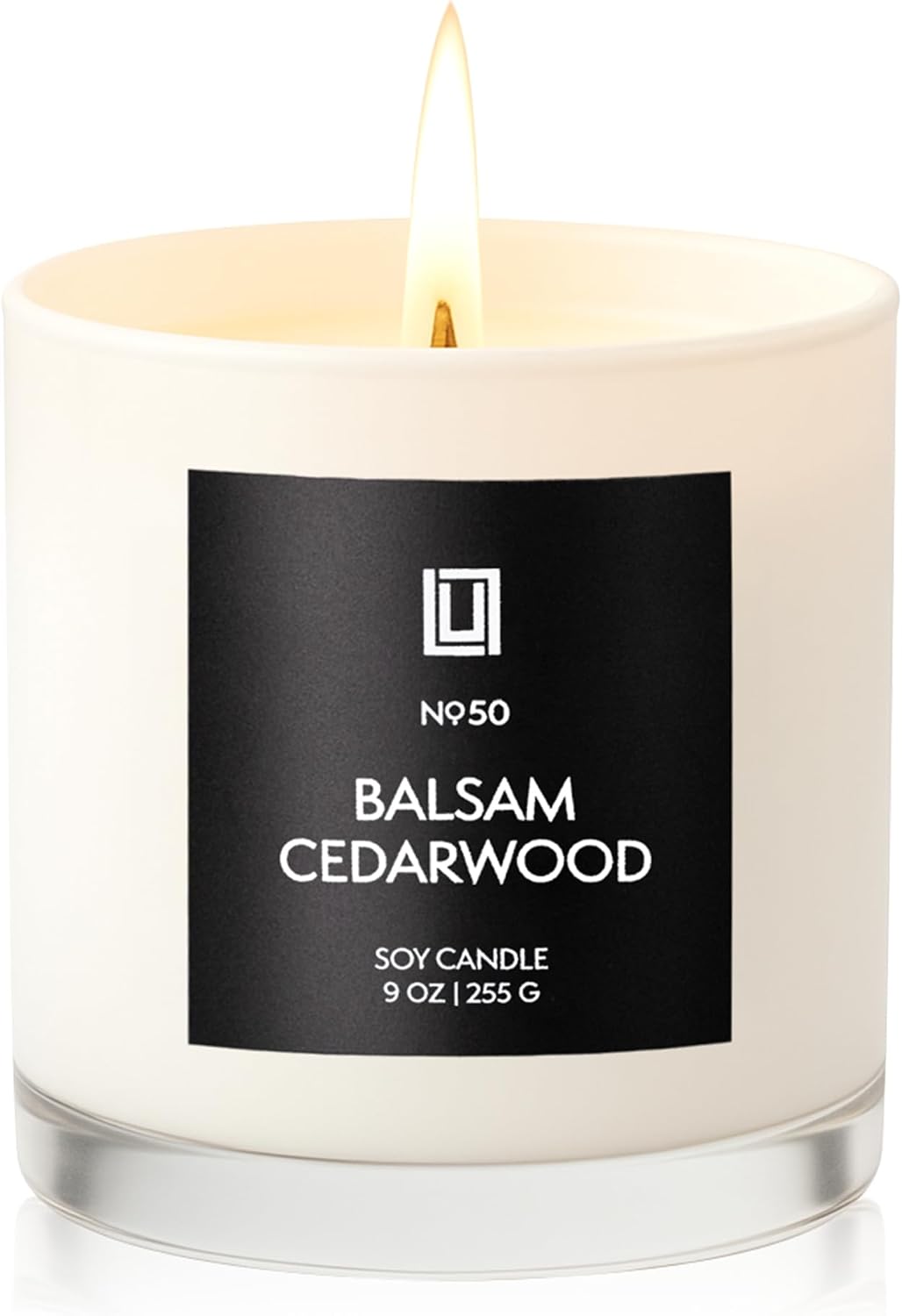 Lulu Candles | Balsam & Cedarwood | Smells Like Fresh Fir | Luxury Scented Soy Jar Candle | Hand Poured in The USA | Highly Scented Long Lasting (9 Oz.)