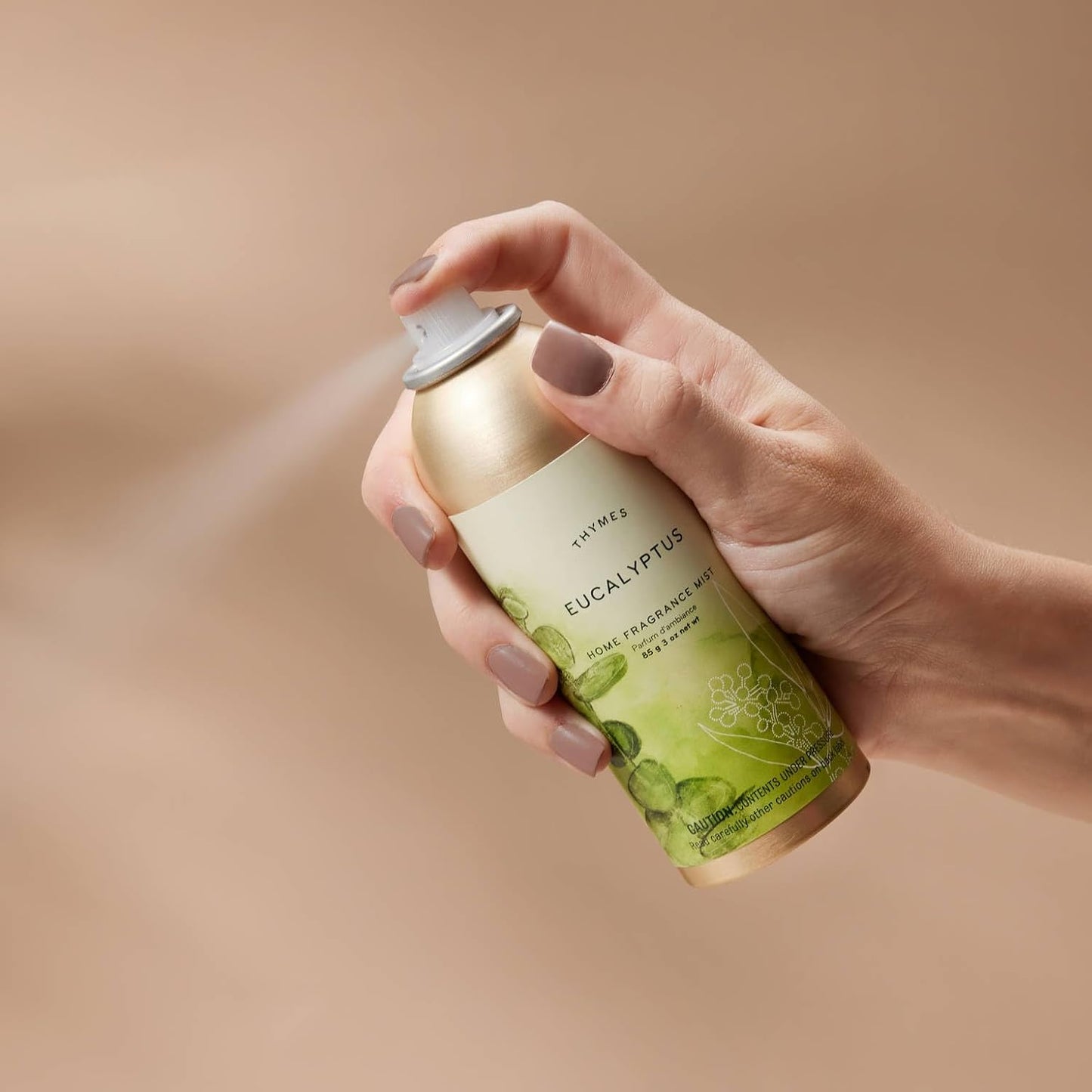 Thymes Home Fragrance Mist – Room Air Fresheners for Home Long Lasting – Air Freshener Spray – Scented Room Spray with Notes of Eucalyptus Oil, Italian Lemon, Fir, & Petitgrain (Eucalyptus, 3 oz)