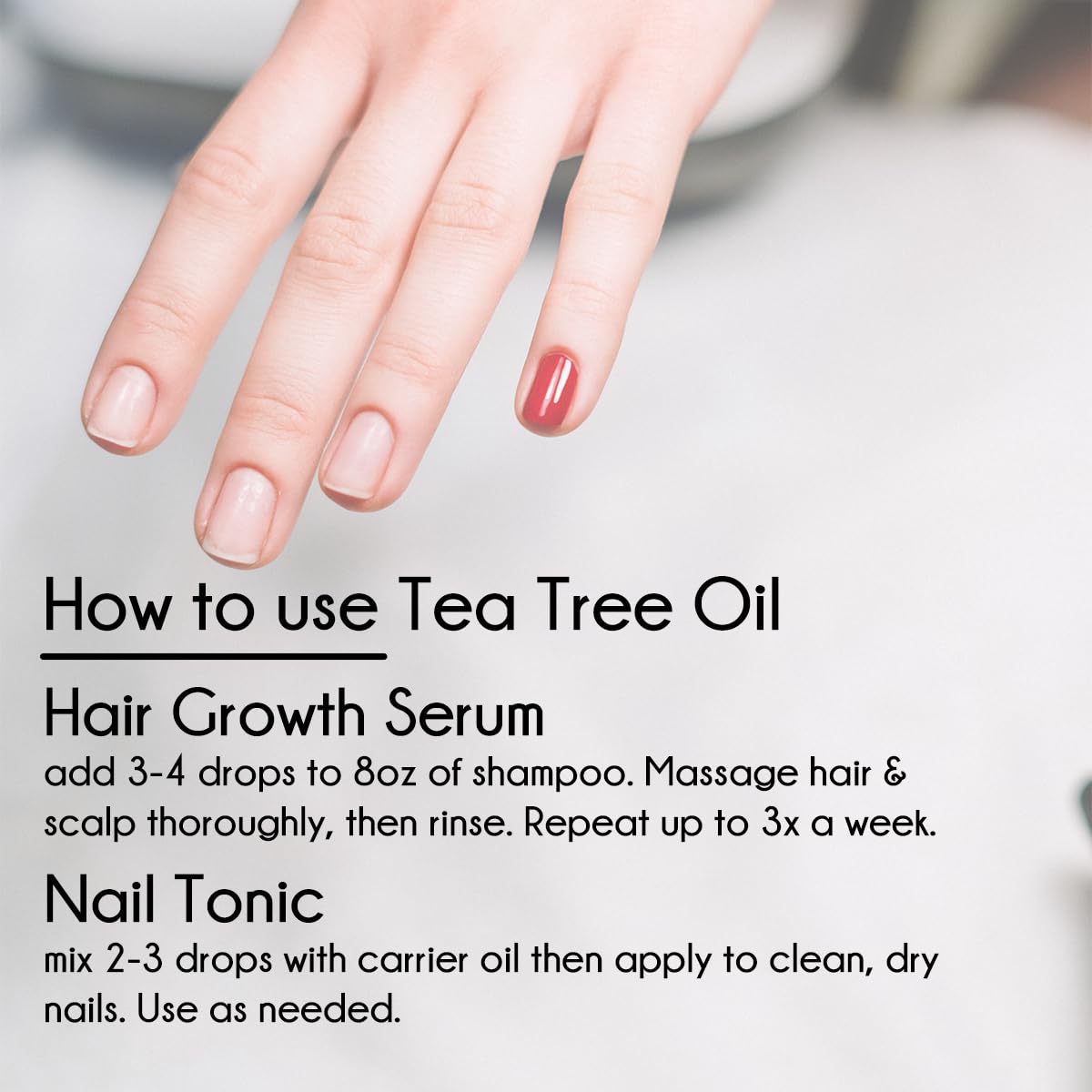 GreenHealth Tea Tree Essential Oil 15 ml - 100% Pure Essential Oil