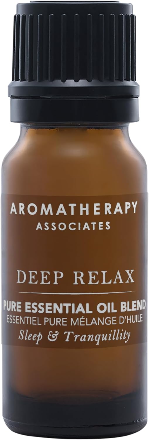 Aromatherapy Associates Deep Relax Pure Essential Oil Blend. Premium Undiluted Blend. Hand-Crafted with Vetivert, Chamomile and Sandalwood (0.33 fl oz)