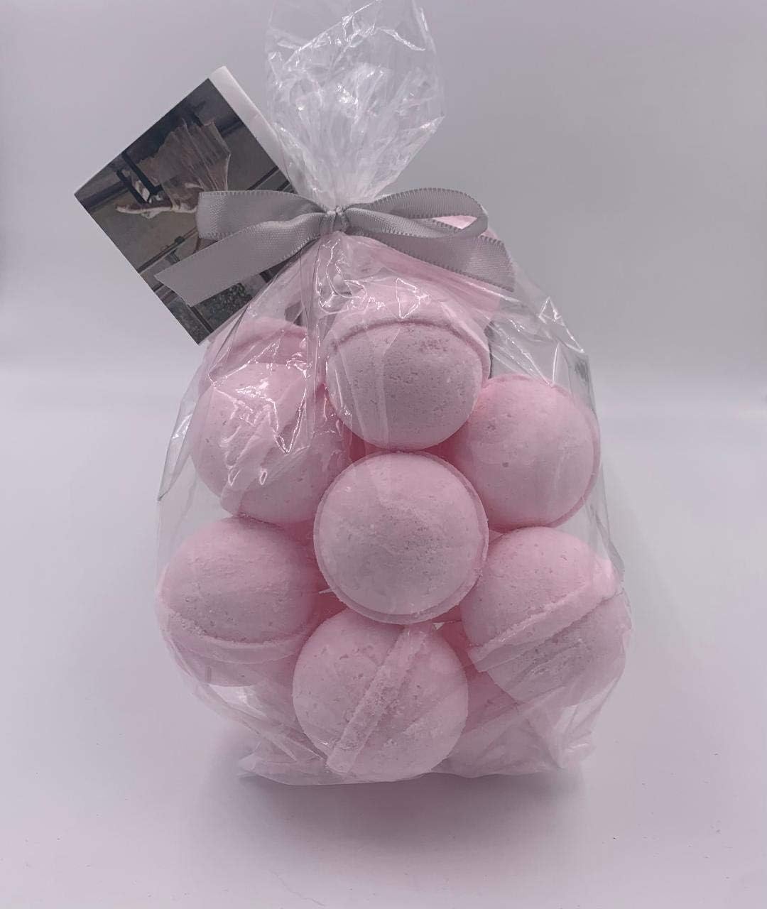 SpaPure Pink Sugar Bath Bomb - 14 Bath fizzies with Shea Butter, Ultra Moisturizing (12 Oz) ...Great for Dry Skin (Pink Sugar FBA)