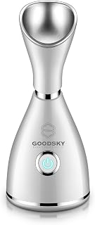 GOODSKY Nano Ionic Facial Steamer Hot Mist Moisturizing Spa Quality Good for Facial Care Unclog Pores Cleanse Skin Improve