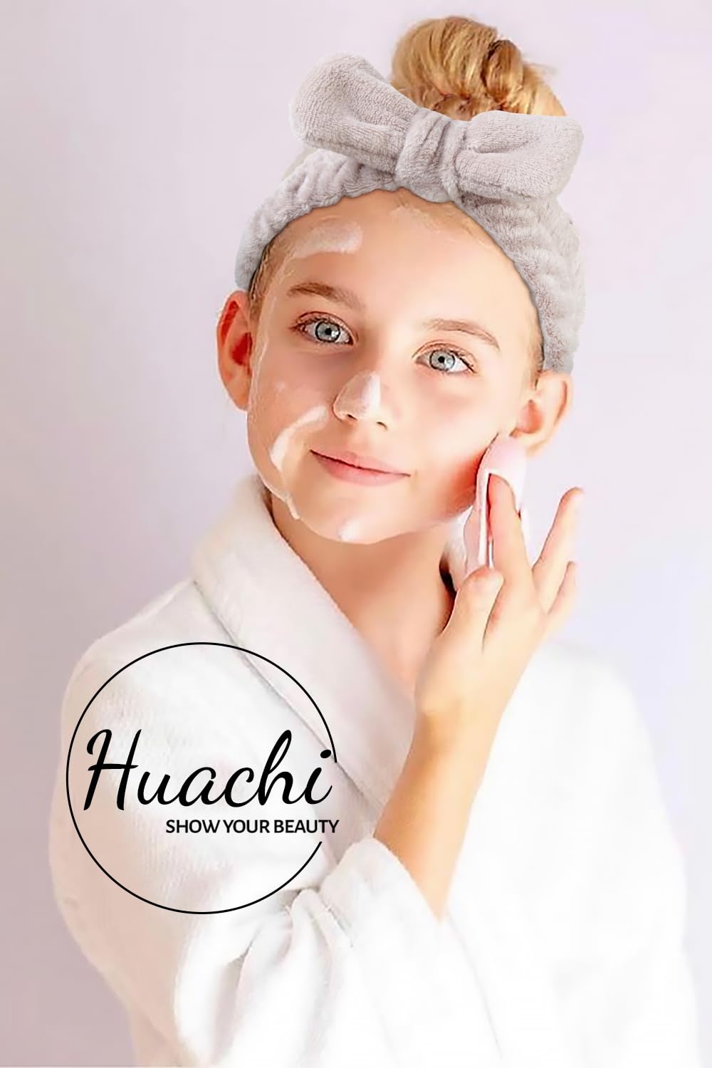 Huachi Skincare Headbands for Women Makeup Spa Headbands for Women Washing Face, Face Wash Head Band Christmas Gifts for Teen Girls