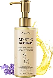 Mystic Body Firming Oil Deep Lasting Hydration and Firming Skin for Full Body Skin Tightening Body Oil After Shower 4.23 fl oz (Lavender)