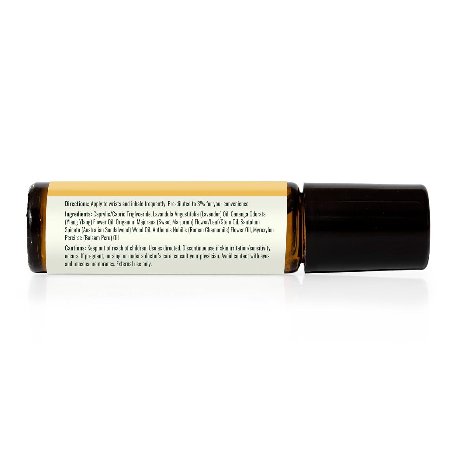 Plant Therapy Worry Free Essential Oil Blend Pre-Diluted Roll-On 10 mL (1/3 oz) 100% Pure, Natural Aromatherapy