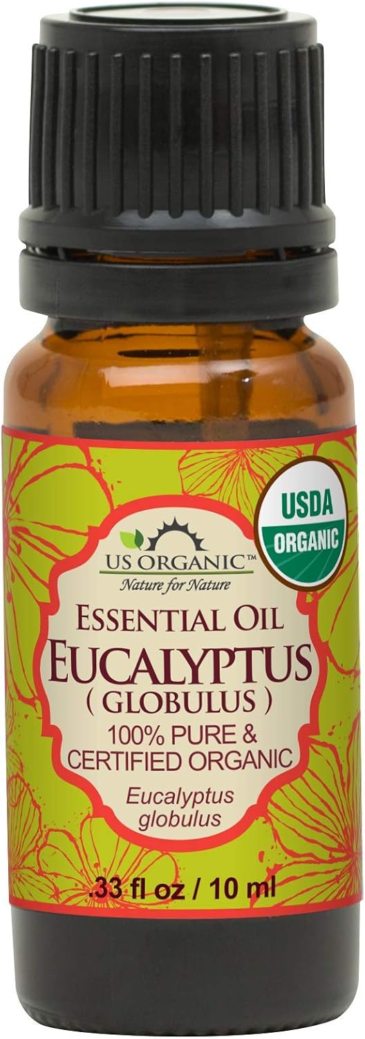 US Organic 100% Pure Eucalyptus Essential Oil (Globulus) - USDA Certified Organic