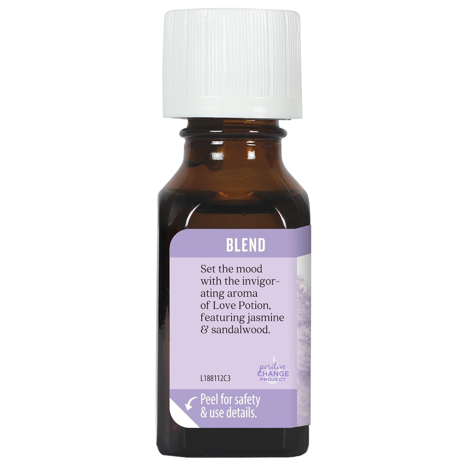 Aura Cacia Love Potion Essential Oil Blend | Romantic Aromatherapy with Jasmine, Ylang-Ylang, Sandalwood, Patchouli, Mandarin, Lemon, Cardamom, Vetiver | 0.5 Fl Oz (Pack of 1)