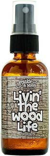 Frankie & Myrrh Livin' The Wood Life Aromatherapy Spray - Patchouli, Vanilla, Sandalwood, Cedar. Relaxation and Meditation Essential Oil Freshwater Mist. 100% Pure Oils.