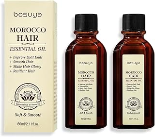 Moroccan Argan Hair Oil, Moroccan Oil Treatment for Hair, Lightweight Moroccan Hair Oil for Dry & Damaged Hair, Anti Frizz Shine, Heat Protection, 2 Pack 120ml