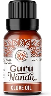 GuruNanda Clove Essential Oil - Pure, Natural & Undiluted for Aromatherapy and Diffuser - 15 ml