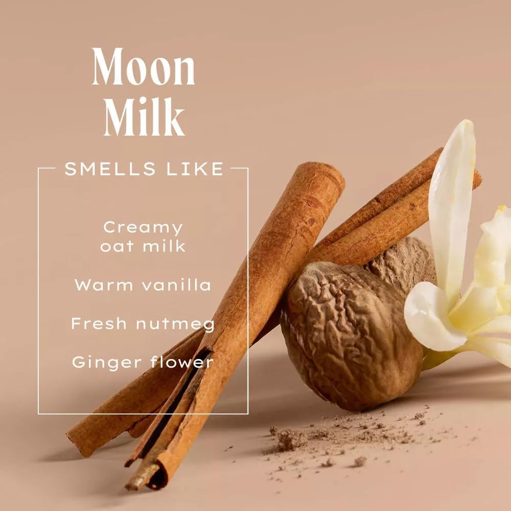 𝐁𝐞𝐢𝐧𝐠 𝐅𝐫𝐞𝐧𝐬𝐡𝐞 Moon Milk for Women's Hair, Body & Linen Mist Body Spray with Essential Oils - 5 FL OZ (Pack 01)