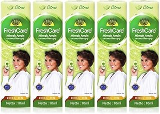 Fresh Care Roll on 10ml, Citrus (Pack of 5)