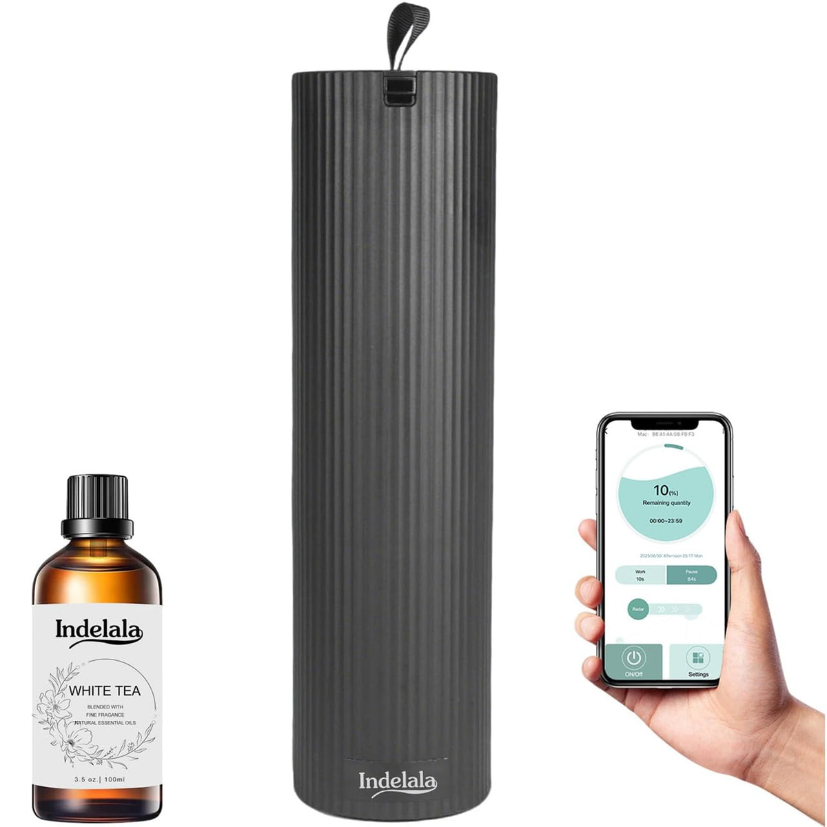 Scent Diffuser Starter Kit - Aroma Waterless Essential Oil Diffuser for Home