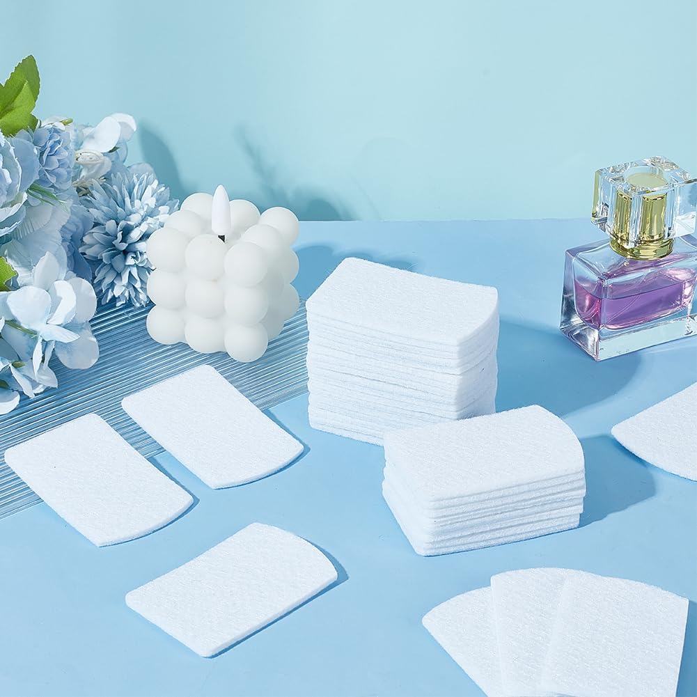 PH PandaHall 50pcs Unscented Refill Pad Aroma Pads 7x4.5cm/ 2.8x1.8" Essential Oil Diffuser Pad Rectangle Replacement Perfume Pads for Humidifier Air Purifier Locket Scent Ball Plug-in Diffuser