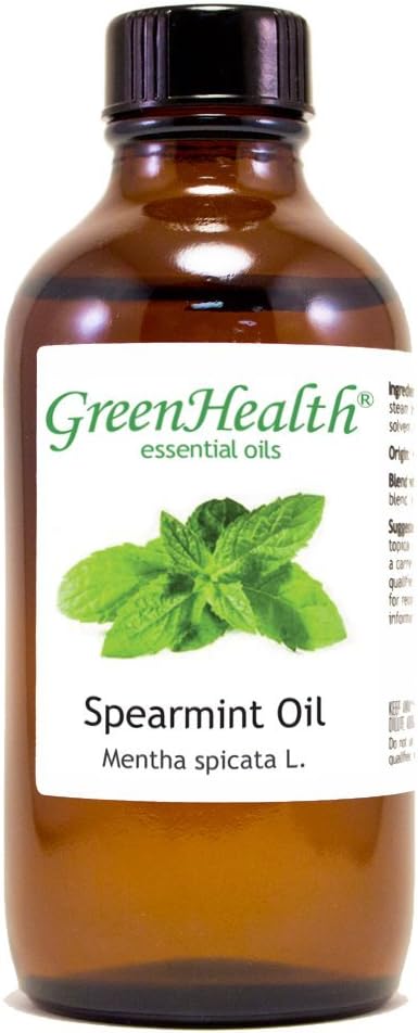 GreenHealth Spearmint Essential Oil - 100% Pure Essential Oil - 4 fl oz