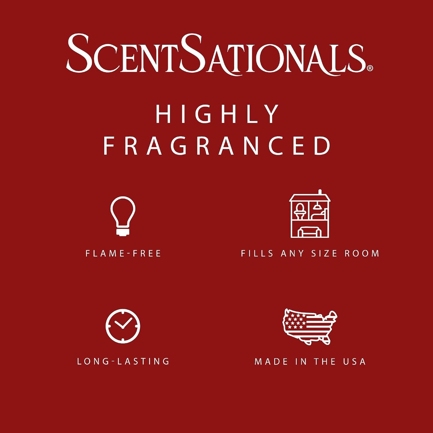 ScentSationals Strawberries & Cream Scented Wax Melts - Strawberry & Whipped Cream, 10oz (24 Cubes)