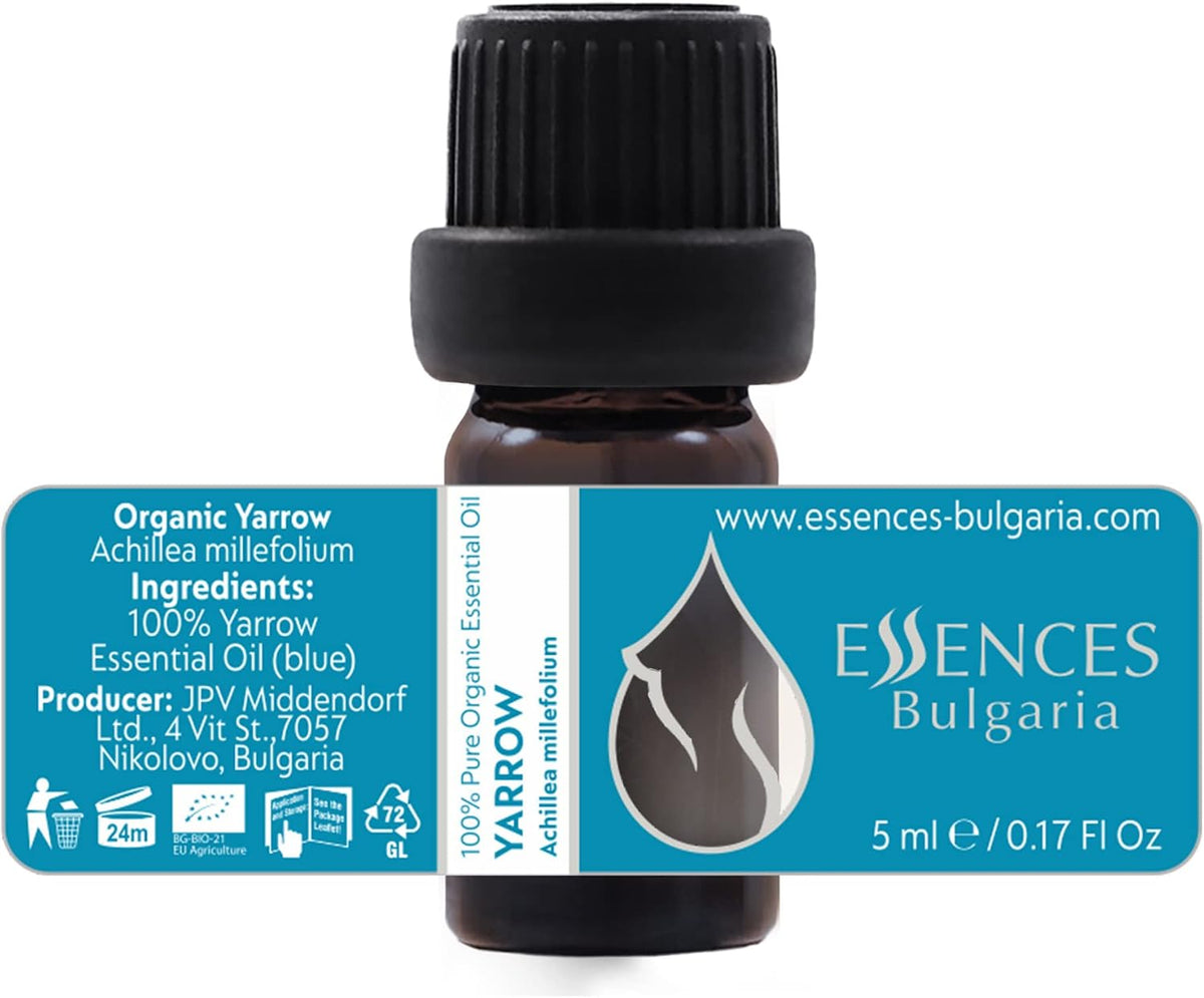 Essences Bulgaria Organic Yarrow Essential Oil 1/6 Fl Oz