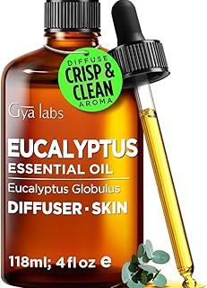 100% Pure Eucalyptus Essential Oil - 4 Fl Oz - Eucalyptus Oil for Hair, Skin, Diffuser, Aromatherapy & DIY Candle Making Scent