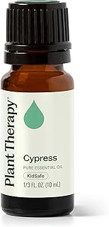 Plant Therapy Cypress Essential Oil 10 mL (1/3 oz), 100% Pure, Undiluted, Natural Aromatherapy for Congestion Relief and Clear Skin