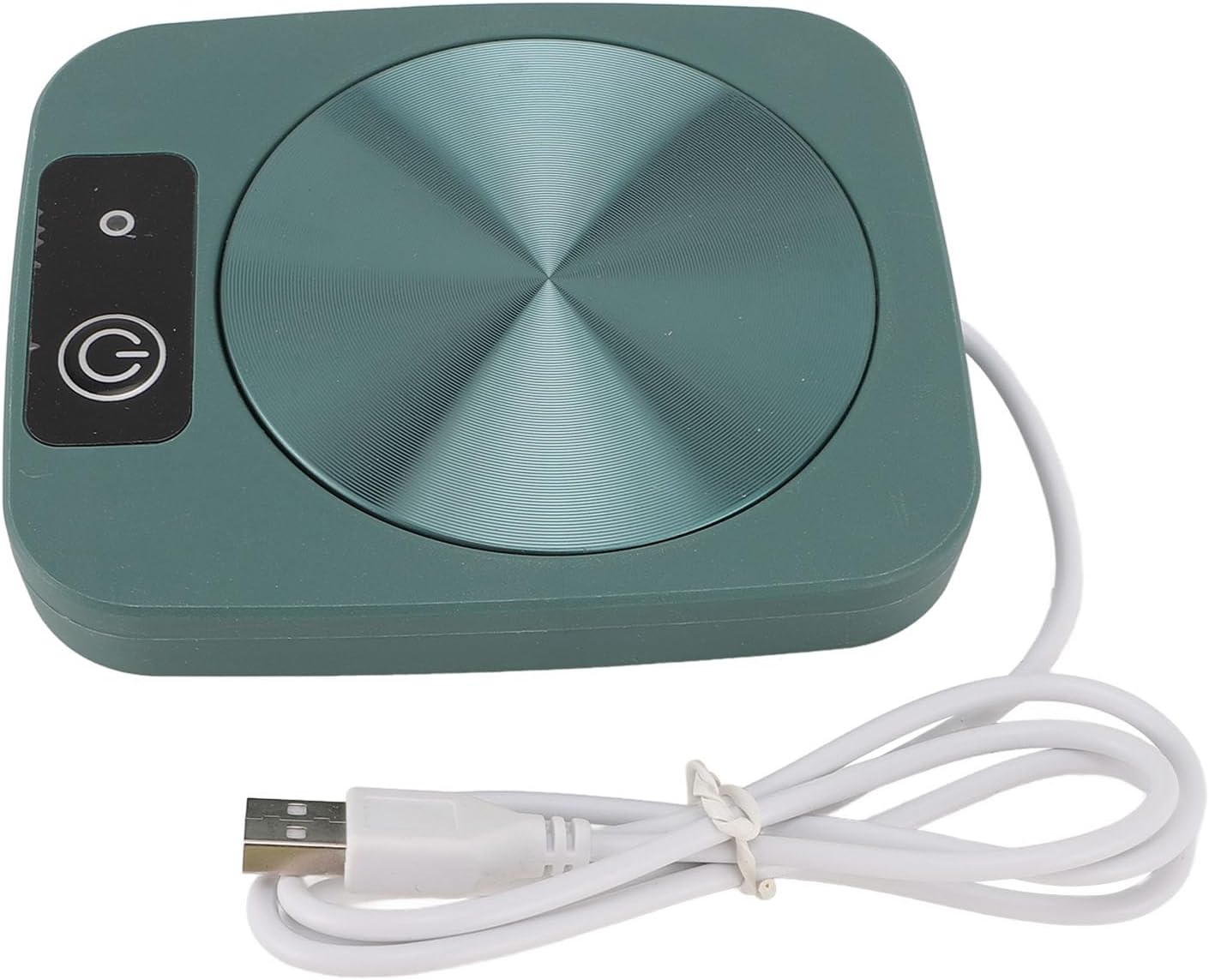 Coffee Mug Warmer, 10W Electric Thermostat Coffee Mug Heater Coaster for Desk, Candle Wax Cup Warmer Heating Plate for Coffee, Milk, Tea, Chocolate, Beverage (Green)