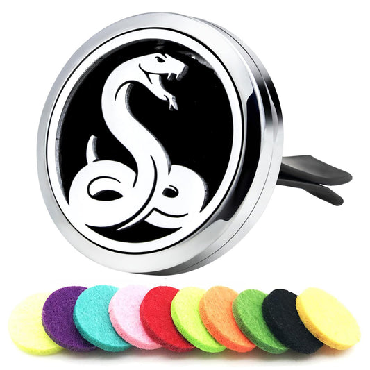 30mm Car Essential Oil Diffuser Vent Clips Air Freshener Vent Clip Aromatherapy Car Accessories 10 Felt Pads for Gift Women