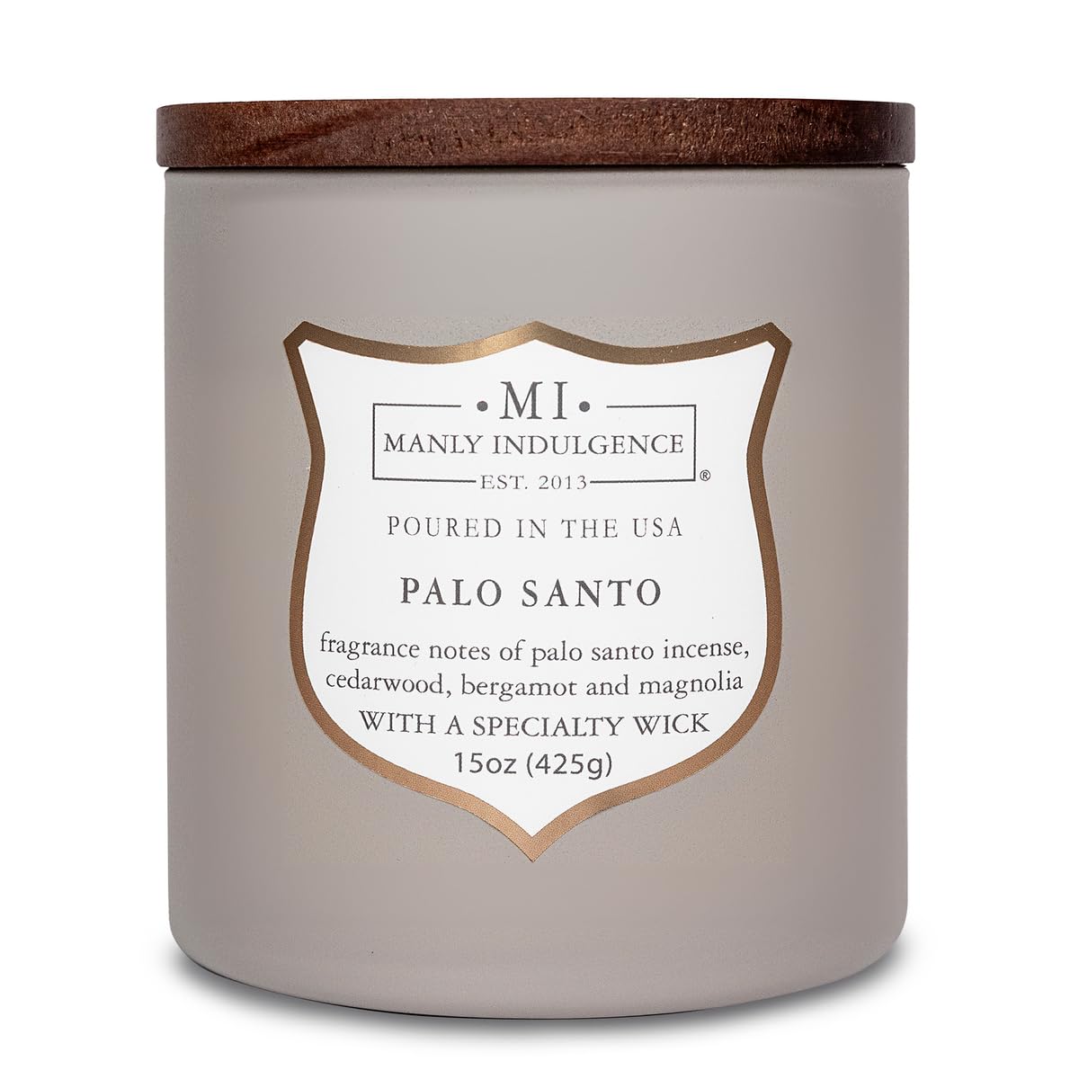 Manly Indulgence Palo Santo Scented Candles for Men