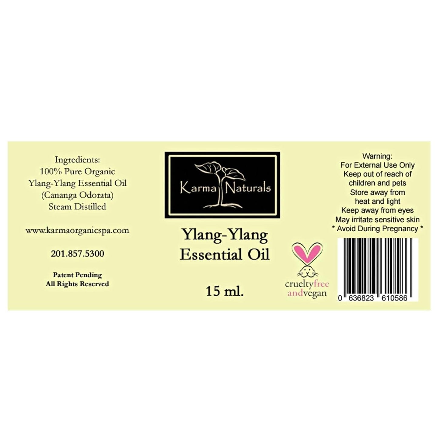 karma organic Essential Oil 100% Pure and Natural - Good for Aroma (15 Ml)