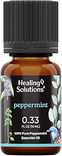 Healing Solutions Peppermint Essential Oil - 0.33 Fluid Ounces