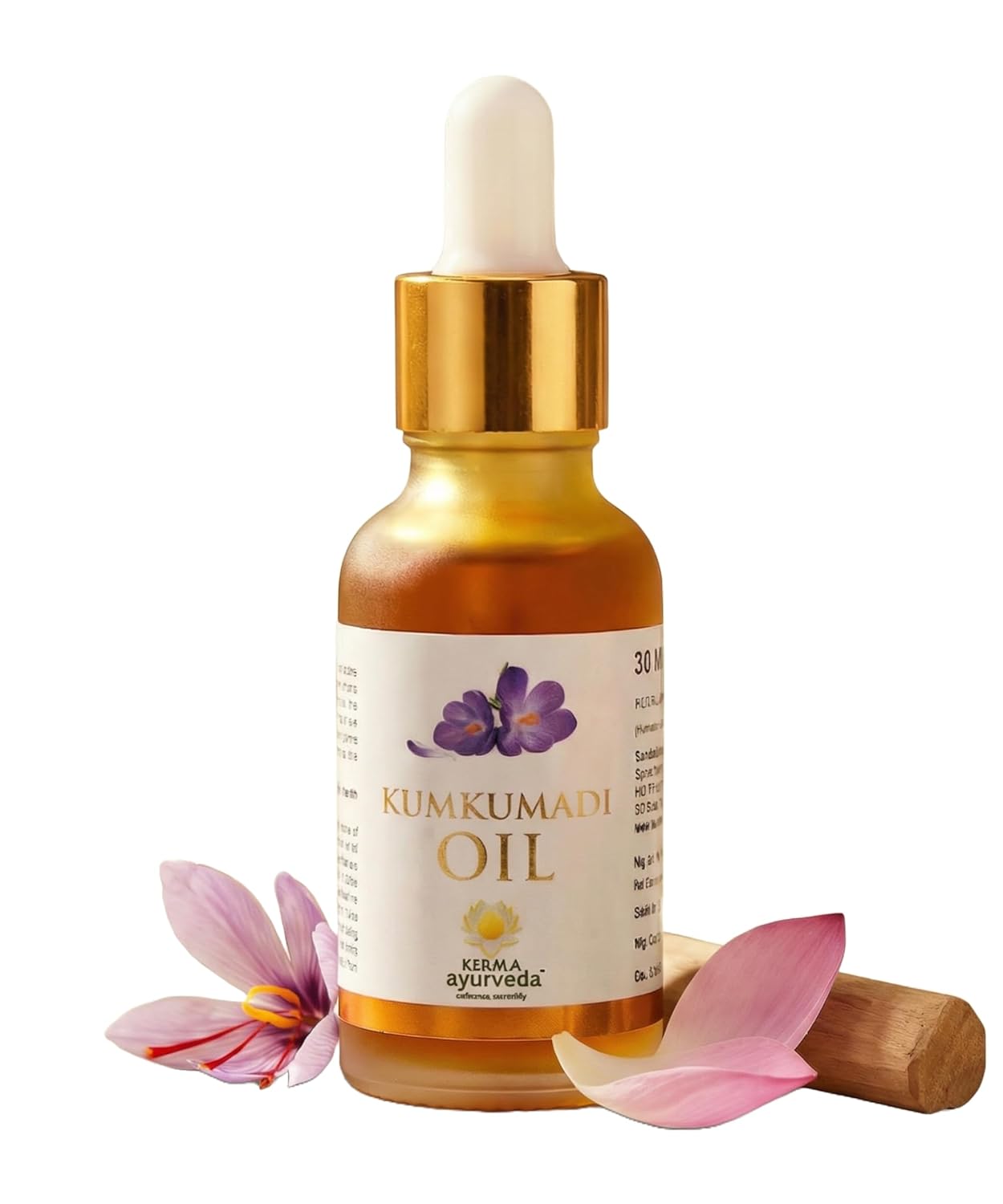 Kerala Ayurveda Kumkumadi Oil for Face | Brightening & Anti-Aging Serum for Glowing Skin | Saffron & Lotus Ayurvedic Face Oil | Reduces Dark Spots & Pigmentation | Lightweight & Non-Greasy | 1 Fl Oz