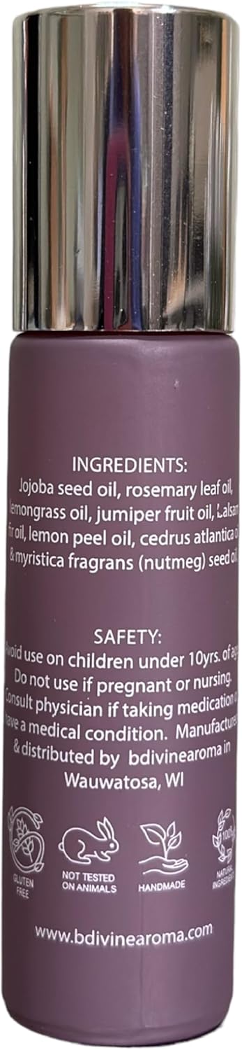 Essential Oil Roll-On – Natural Aromatherapy Blend in a Convenient Roller for Everyday Wellbeing (Relax)