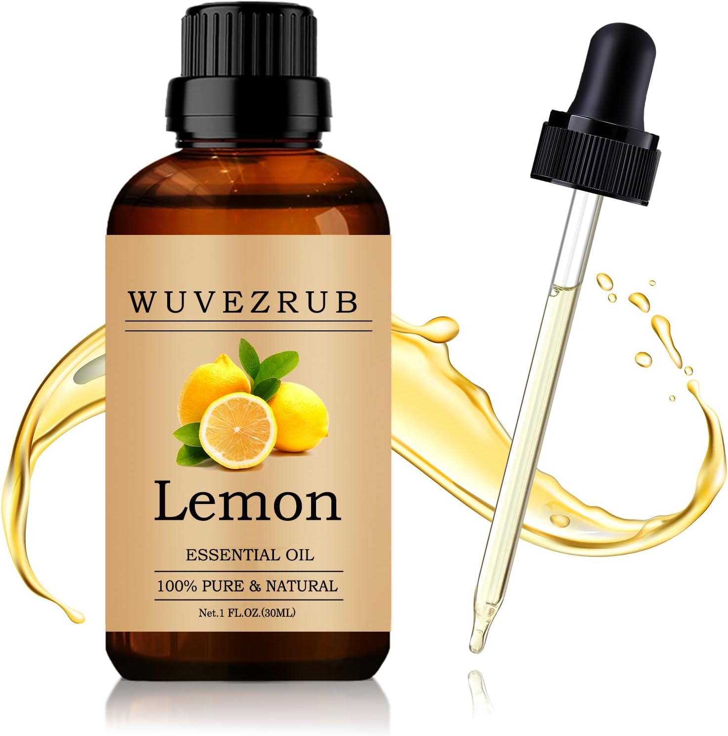 Lemon Essential Oil 30ML - 100% Pure and Natural Oils for Aromatherapy Diffuser - 1 Fl Oz/Lemon