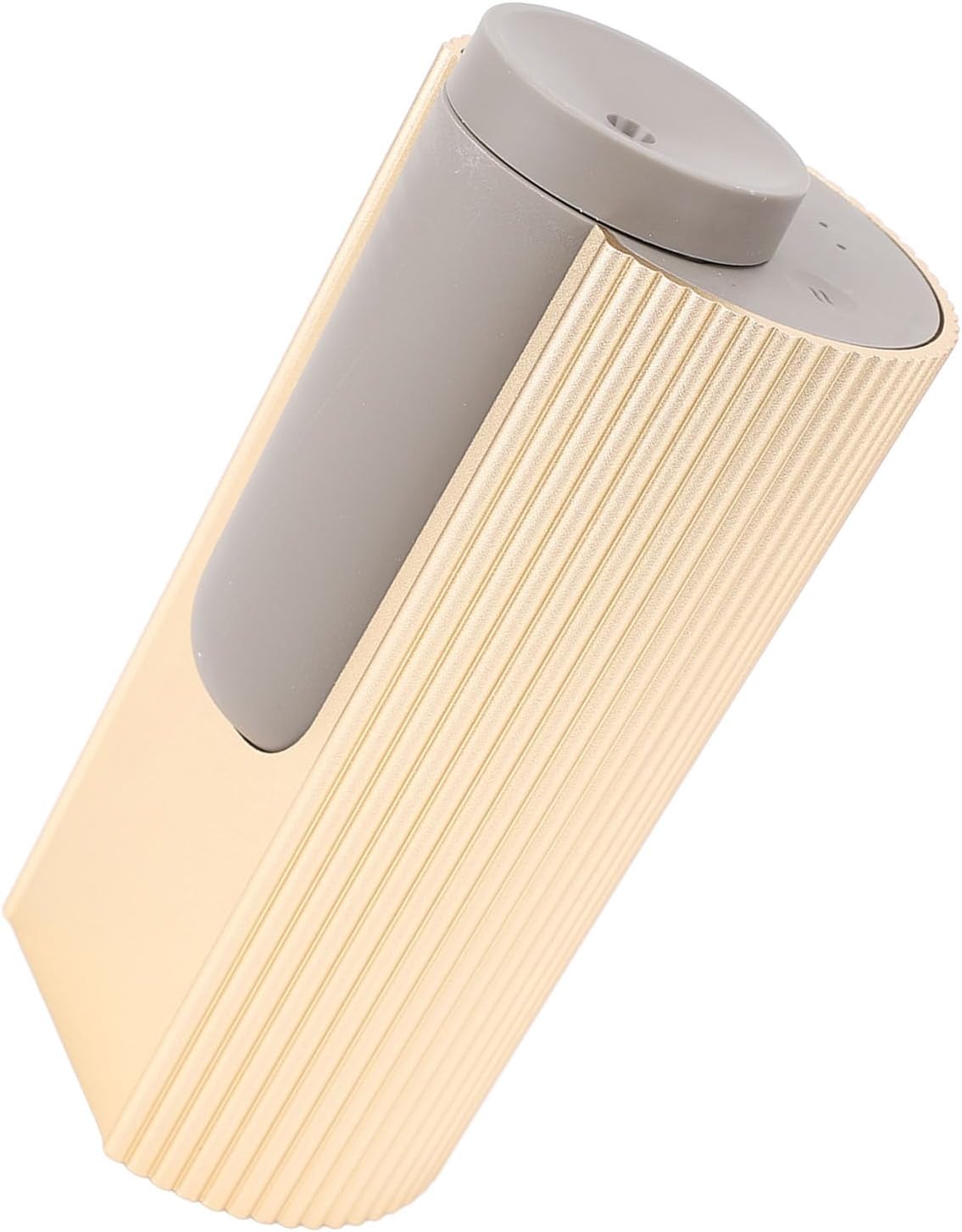 Waterless Essential Oil Diffuser Stylish Aluminum Alloy Dual Fluid Cold Mist Aromatherapy Machine for Bedroom Office, Compact Car Fragrance Diffuser (Gold)