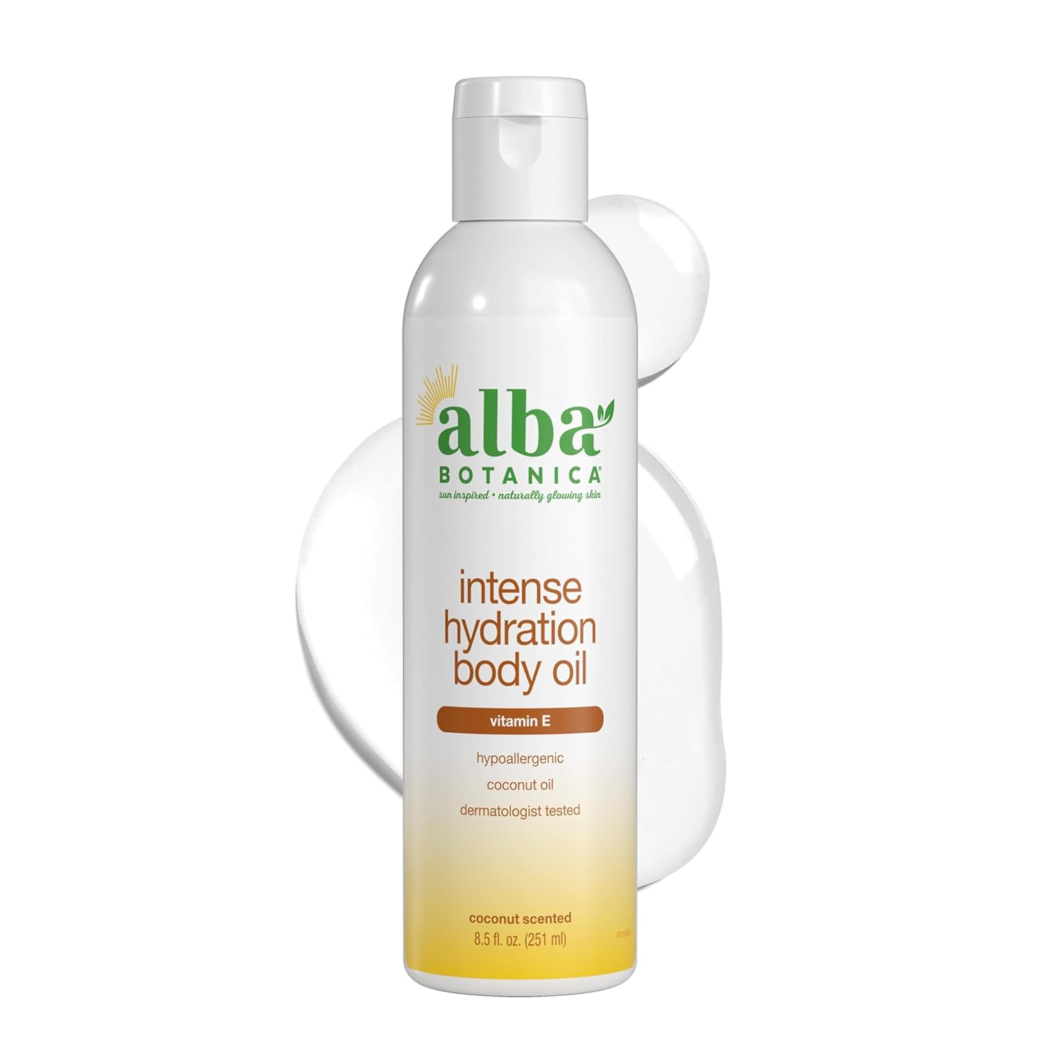 Alba Botanica Intense Hydration Body Oil, with Kukui Nut and Viamin E, 8.5 Oz (Packaging May Vary)