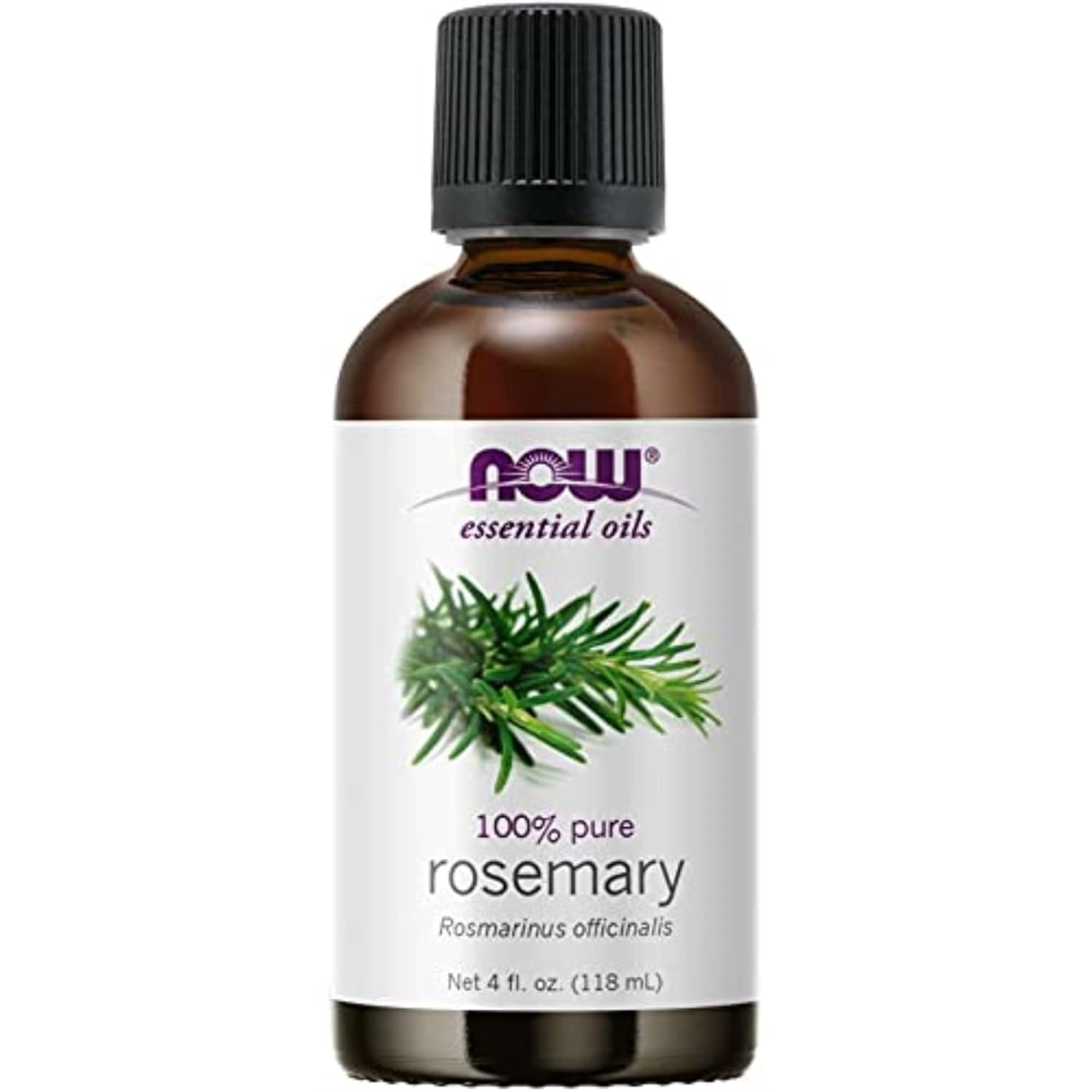 NOW Foods Rosemary Oil, 4 Fl Oz (Pack of 2)