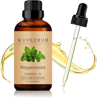 Peppermint Essential Oil 30ML - 100% Pure and Natural Oils for Aromatherapy Diffuser - 1 Fl Oz/Peppermint
