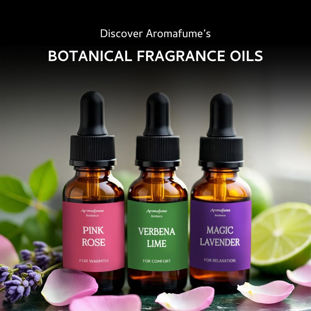 Verbena Lime Essential Oil Diffuser Blend by Aromafume | 1 x 30ml / 1 fl oz | Sweet & Citrusy Scent for Inner Peace & Positivity | Uplifting Aromatherapy Oil | Vegan & Cruelty-Free