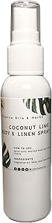 Coconut Lime Body and Linen Spray - Potent Fragrance, Versatile Use, Hand Blended, 2oz.