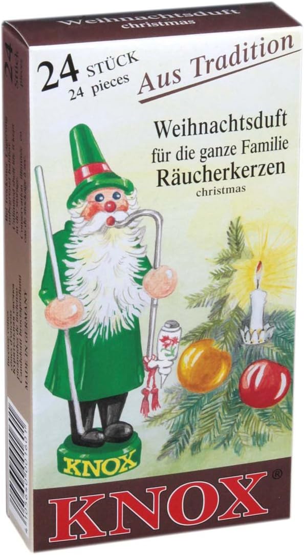 Knox Christmas Scent German Incense Cones Made in Germany for Christmas Smokers
