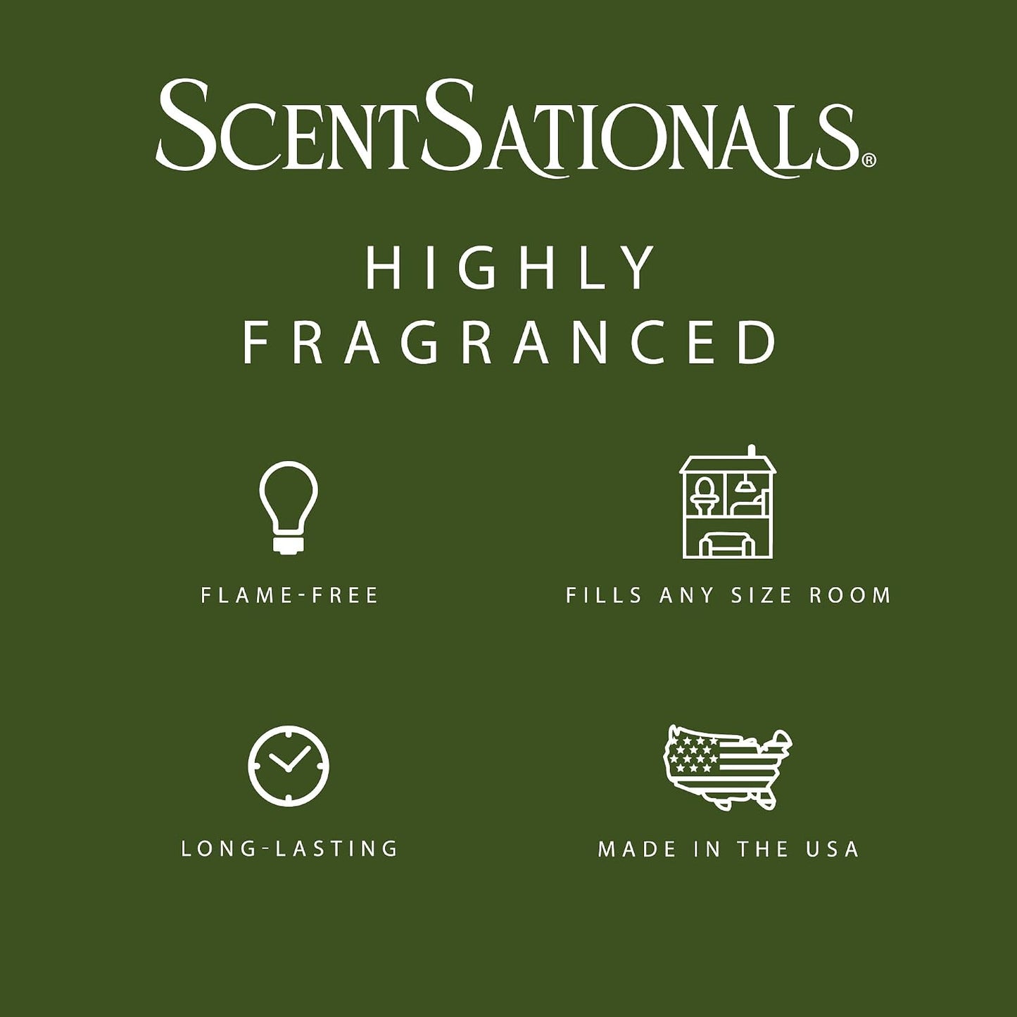 ScentSationals Perfectly Pine Scented Wax Melts - Pine Tree & Citrus, 10oz (24 Cubes)