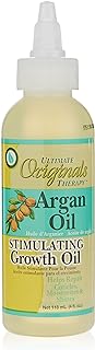 Originals by Africa's Best Therapy Argan Oil Stimulating Growth Oil, Penetrates & Rejuvenates Hair, Scalp, Nails and Skin, All Day Long Moisturizing & Conditioning, 4oz Bottle